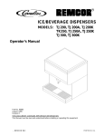 Cornelius TJ200K Operator`s manual