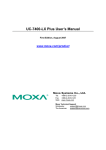Moxa Technologies UC-7400 User`s manual