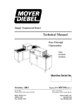 Moyer Diebel SW-600 Operating instructions