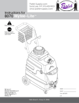 Mytee M-3 User manual