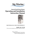 Signature SIG100-97 Instruction manual