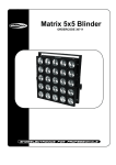 SHOWTEC Matrix 5x5 Blinder Product guide