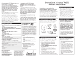 Blue Line Innovations PowerCost Monitor Specifications
