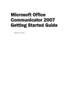 Microsoft Communicator Troubleshooting guide