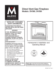 Vermont Castings DV360 Operating instructions