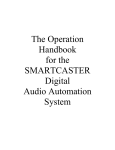 The Operation Handbook for the SMARTCASTER Digital Audio