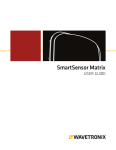 Wavetronix SmartSensor Matrix User guide