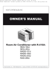 COMFORT-AIRE Room Air Conditioners s Owner`s manual