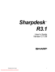 Sharp AR-M700N User`s guide
