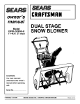 Craftsman C950-52930-0 Owner`s manual