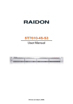 Raidon ST7610-4S-S2 User manual