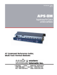 Western Telematic APS-8 User`s guide