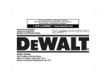 DeWalt DCS392 Instruction manual