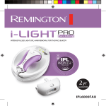 Remington i-LIGHT PRO Operating instructions