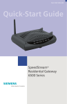 Siemens SpeedStream 6500 Series User guide