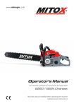 Mitox 6220 Operator`s manual