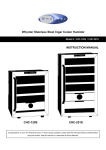 Whynter CHC-251S Instruction manual