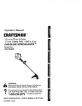 Craftsman 358.796050 Operator`s manual