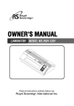 Royal Sovereign HSH-1201 Owner`s manual