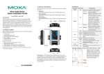 Moxa Technologies 6250 Installation guide