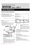Barco Preca 1280 User`s manual