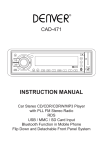 Denver CAD-471 Instruction manual