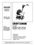 Craftsman 917.298352 Owner`s manual