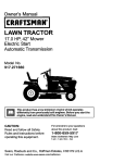 Craftsman 917.271660 Owner`s manual