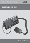 Sailor 6215 VHF DSC Installation manual