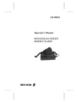 Ericsson LBI-38965 Operator`s manual