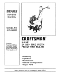 Craftsman 917.298350 Owner`s manual