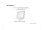 ViewEra V192 User manual