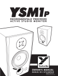 YORKVILLE YSM1P Owner`s manual