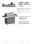 Char-Broil 463230512 Product guide