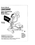 Craftsman 172.24360 Owner`s manual