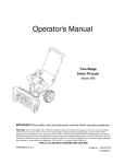 MTD 3BA Operator`s manual