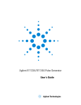 Agilent Technologies 81134A User`s guide