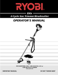 Ryobi SB720R Operator`s manual