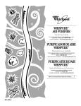 Whirlpool Whispure Whispure Air Purifier Use & care guide