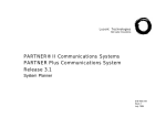 PARTNER® II Communications Systems PARTNER