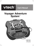 VTech Voyager Adventure System User`s manual