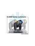 Vari Lite VL3000 Series User`s manual