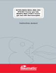 Baumatic B60.1SS User manual