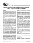 Cypress Semiconductor ISR 37000 CPLD Specifications