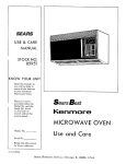 Sears 85951 Instruction manual