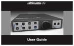 ultimatte dv User guide
