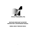 Arrow Pneumatics RH203 Troubleshooting guide