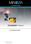 Minolta DIMAGE VIEWER 2.1 Instruction manual