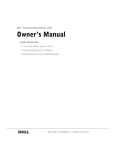 Dell J740 Owner`s manual
