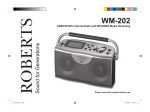 Roberts WM-202 Instruction manual